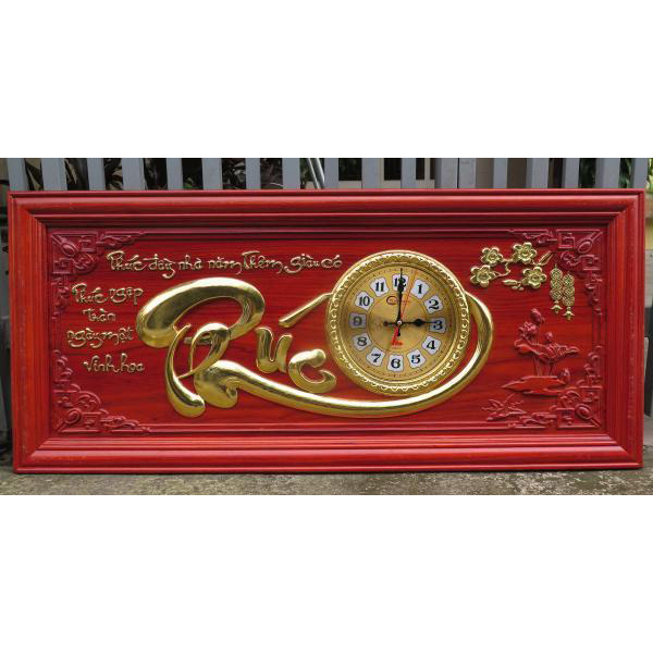 Tranh đồng hồ,( Mã Đáo Thành Công) – Đồ gỗ mỹ nghệ Phú Lợi
